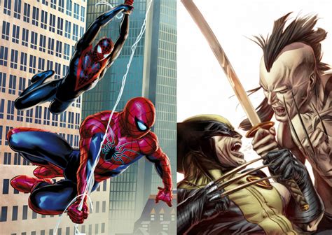 Battle Of The Week Spider Man And Miles Morales Vs Wolverine And Daken