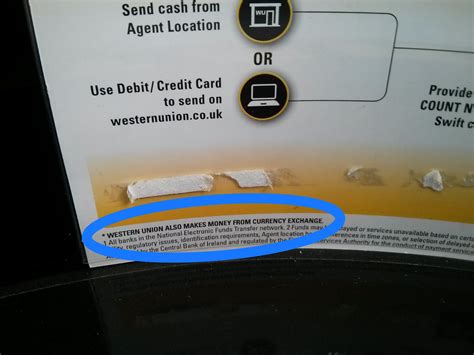 Check spelling or type a new query. Western Union has very interesting fine print. It's a shame that its most honest statement about ...