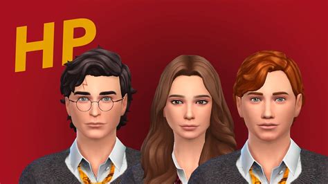 Harry Potter Sims 4 Create A Sim Youtube