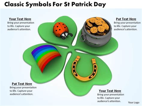 Know about the traditional symbols associated with st. 0514 Classic Symbols For St Patrick Day Image Graphics For Powerpoint