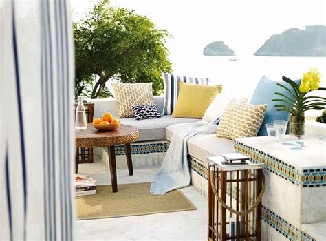 Mediterranean Terrace Ideas With Stylish Outdoor Fabrics
