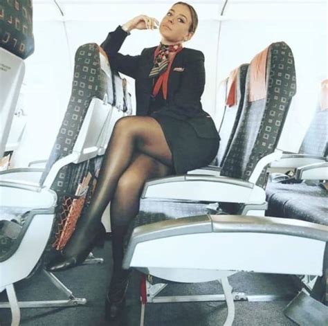 Sexy Flight Attendants With And Without Their Uniforms 38 Pics