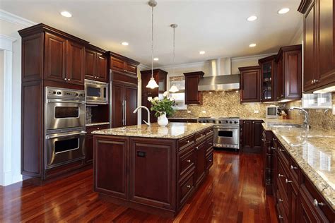 How To Lighten Up A Kitchen With Cherry Cabinets | Mayfield Market