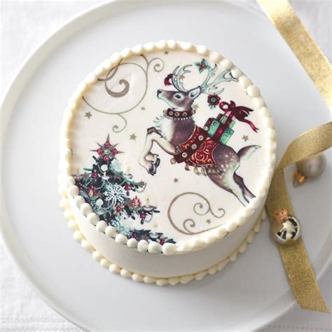 Skip the birthday cake and go with 'snowballs' instead! Twas the Night Before Christmas Reindeer Cake | Williams Sonoma