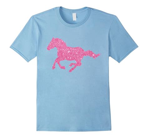 Kids Sparkle Horse Riding Shirt T Shirt For Little Girls Pl Polozatee