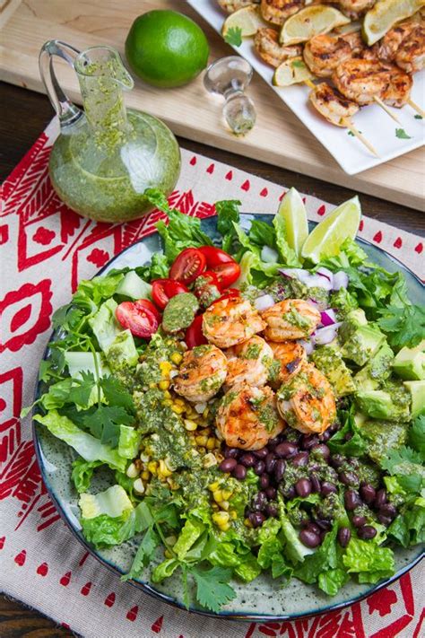 :) it's easy, delicious, and good for you. Chipotle Lime Grilled Shrimp Salad in Cilantro Lime ...