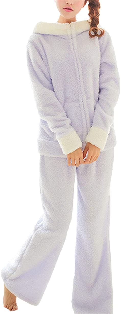 women s sleepwear comfortable soft cute princess classic pajama set long sleeve thicken warm