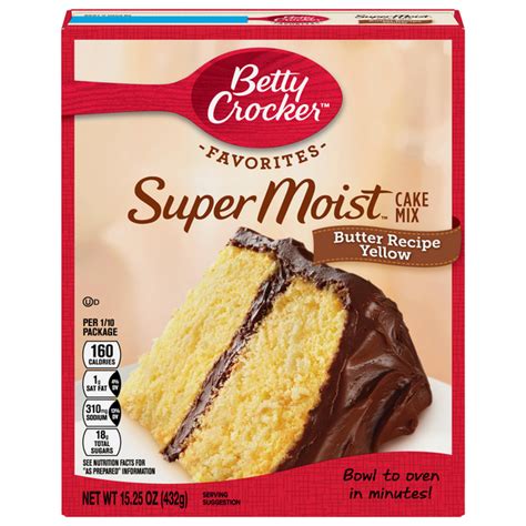 Save On Betty Crocker Super Moist Cake Mix Butter Recipe Yellow Order