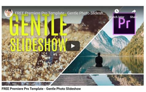25 Best Premiere Pro Slideshow Templates Free And Pro Downloads 2021
