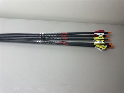 Easton Archery Bloodline 400 Carbon Arrows W Blazer Vanes 10 New