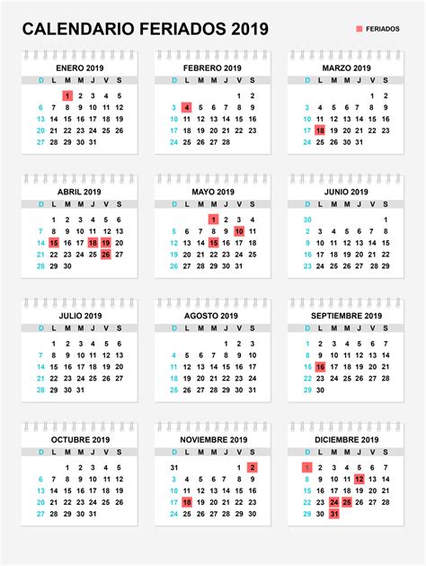 Calendario Dias Festivos 2019 Ley Federal Del Trabajo Aria Art