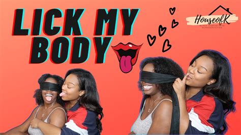 Lick My Body Challenge👅💦 House Of K Lesbian Couple Youtube