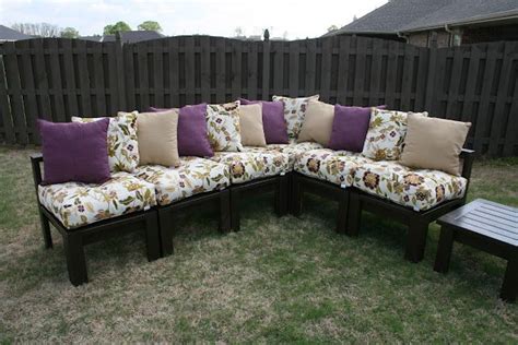 Do it yourself outdoor furniture ideas. Build Your Own Outdoor Sectional | Diy patio, Diy patio ...