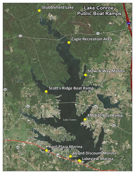 Boat Ramps San Jacinto River Authority