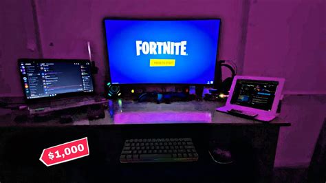 My 2021 Ps5 Gaming And Streaming Setup Tour 1000 With Insane 4k