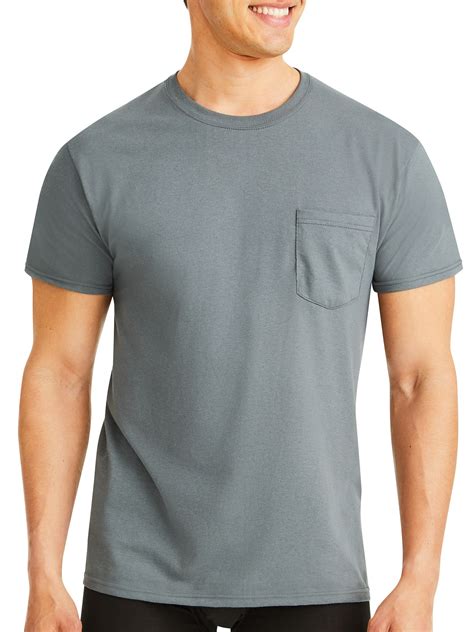 Hanes Hanes Big And Tall Mens Comfortsoft Tagless Pocket T Shirt 6