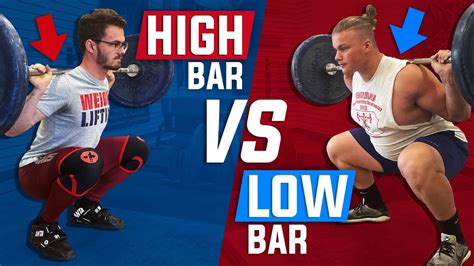 High Bar Vs Low Bar Squat For Athletes Which Is Better Youtube