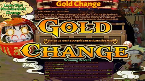 Anime Ninja Gold Change Naruto Game Browser Online Games Youtube