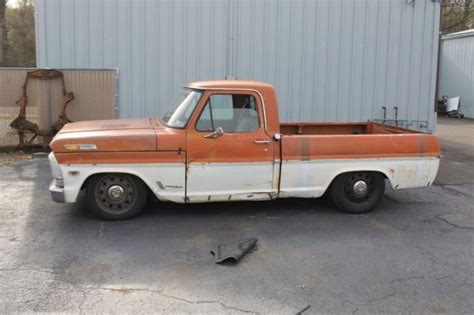 Ford F250 Short Wide Crown Vic Swap California Patina F100 Hot Rod