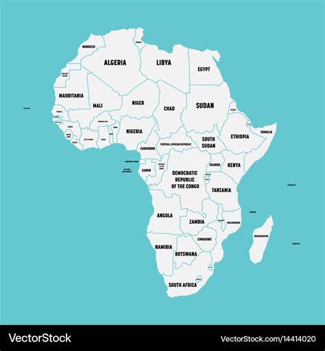 Basic Map Of Africa