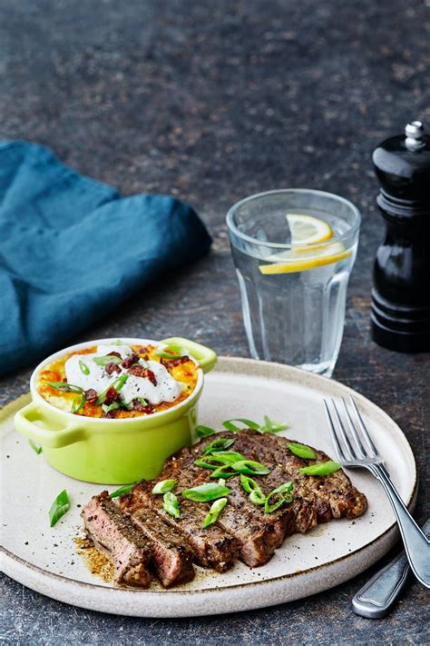 Keto Ribeye Steak With Loaded Cauli Mash Recipe Diet Doctor