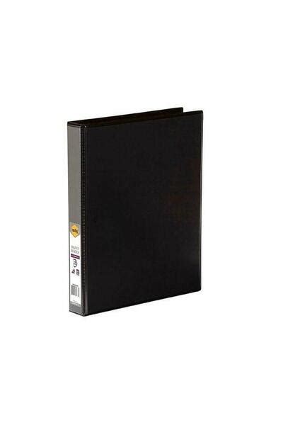 Marbig Insert Binder Clearview A4 4 D Ring 25mm Black