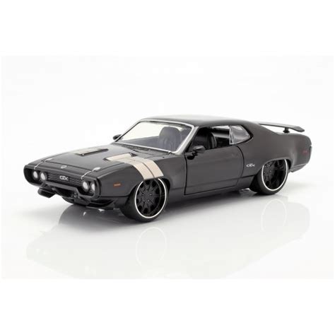 Fast And Furious Dom S Plymouth Gtx 1971 Black 124