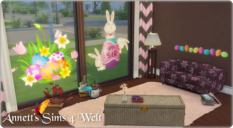 Easter Wall Deco Part 1 At Annetts Sims 4 Welt Sims 4 Updates
