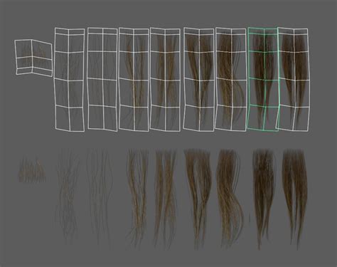 Creating Hair For Real Time Projects Blender Hair Hair Guide Zbrush