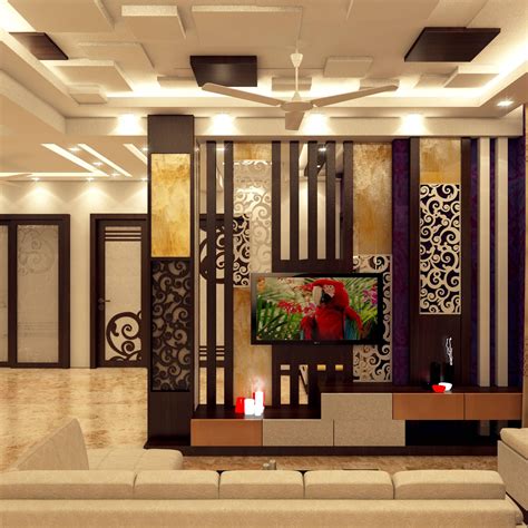 Living Room Homify Wall Partition Design Modern Room Divider