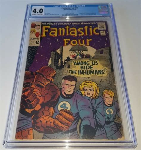 Fantastic Four 45 Dec 1965 Marvel For Sale Online Ebay