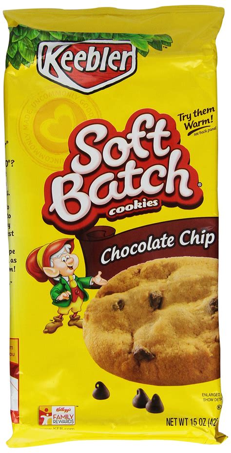 Galleon Keebler Soft Batch Chocolate Chip Cookies 15 Ounce Pack Of 6