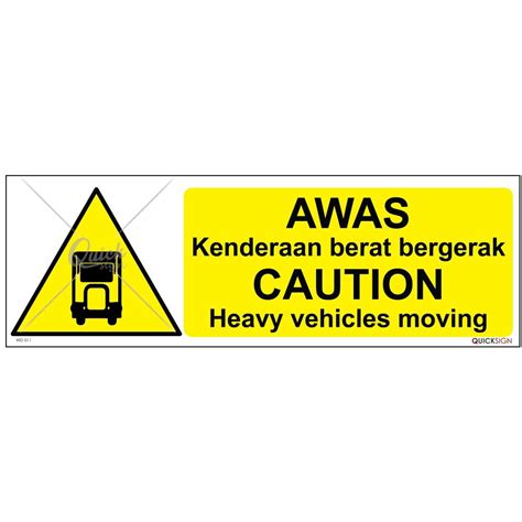 Wd Heavy Vehicles Moving Signage Safetyware Sdn Bhd