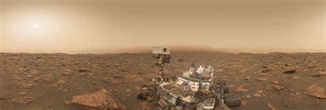 Mars Panorama Curiosity Rover Martian Solar Day 2082 360 Panorama