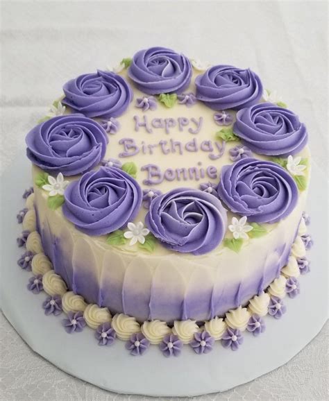 Easy Simple Purple Birthday Cake 30th Birthday Chocolate Cake With
