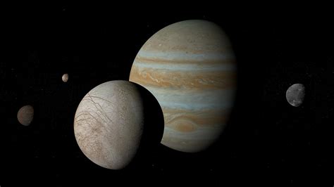 Galileo Four Moons Jupiter