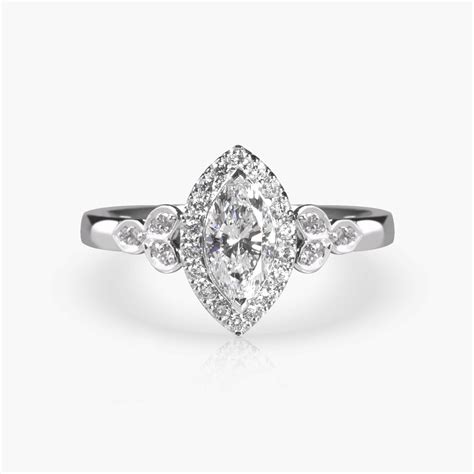 Stephens Bespoke Marquise Engagement Ring Veale Fine Jewellery