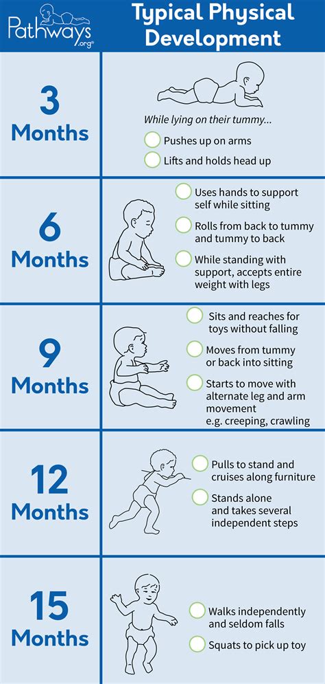 Typical Baby Physical Development Child Development Milestones Baby