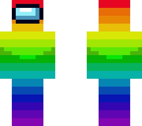 Rainbow Among Us Character | Minecraft Skin