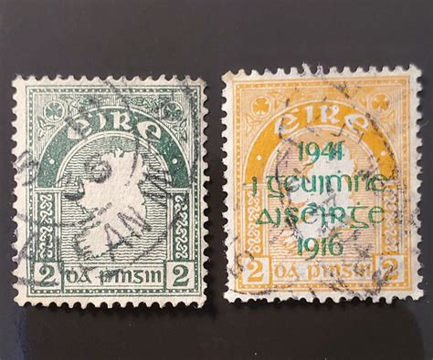 1934 Eire Stamps Very Rare From Ireland Selling Both Etsy