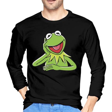 Classic Kermit The Frog Face T Shirts M Black Kinihax