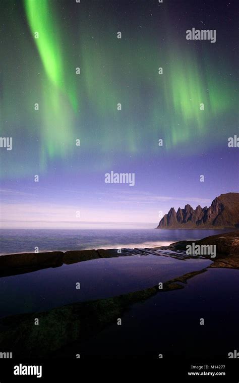 Northern Lights Tromso Arctic Circle Hi Res Stock Photography And