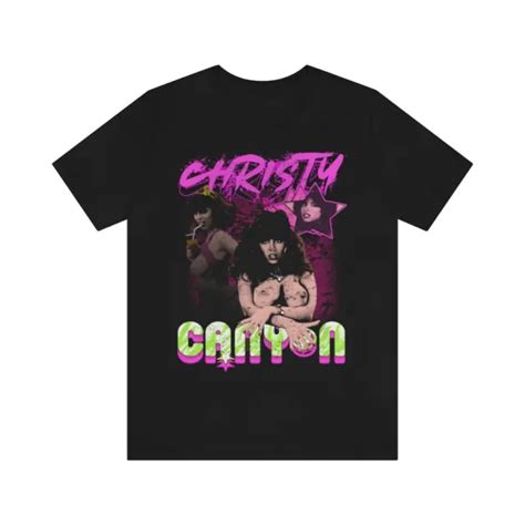 CHRISTY CANYON Bootleg Retro Style Shirt PicClick