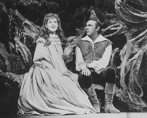 Actors Richard Burton And Christine Ebersole In A Scene From The