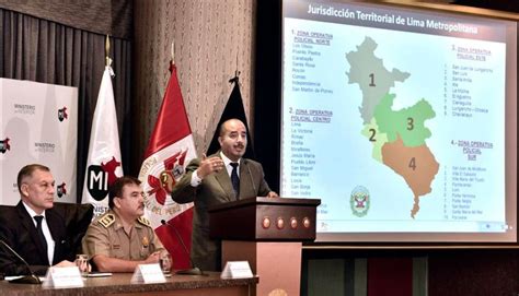 Región Policial Lima Estará Dividida En Cuatro Sectores Operativos