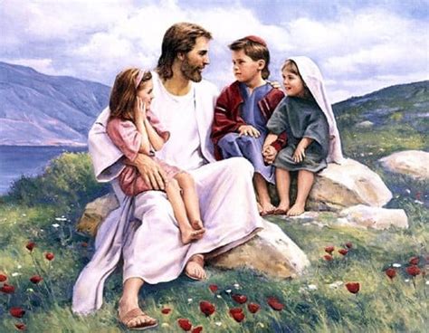 Jesus Christ Wallpaper Set 12 Jesus With Children