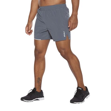 2xu Xvent 5 Inch Mens Running Shorts Turbulencesilver Reflective