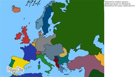 Alternate History Of Europe 1914 Youtube