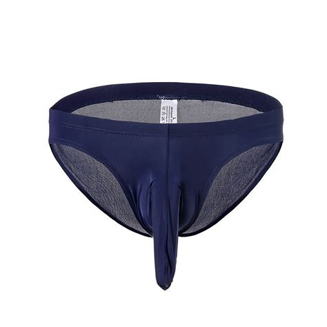 buy elephant nose briefs for men thong underwear male lingerie for sex bulge pouch panties soft