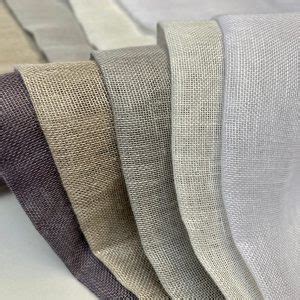Extra Wide Linen Fabric Soft Linen Material For Home Decor Curtains Clothes
